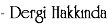 8.Say Dergi Hakknda